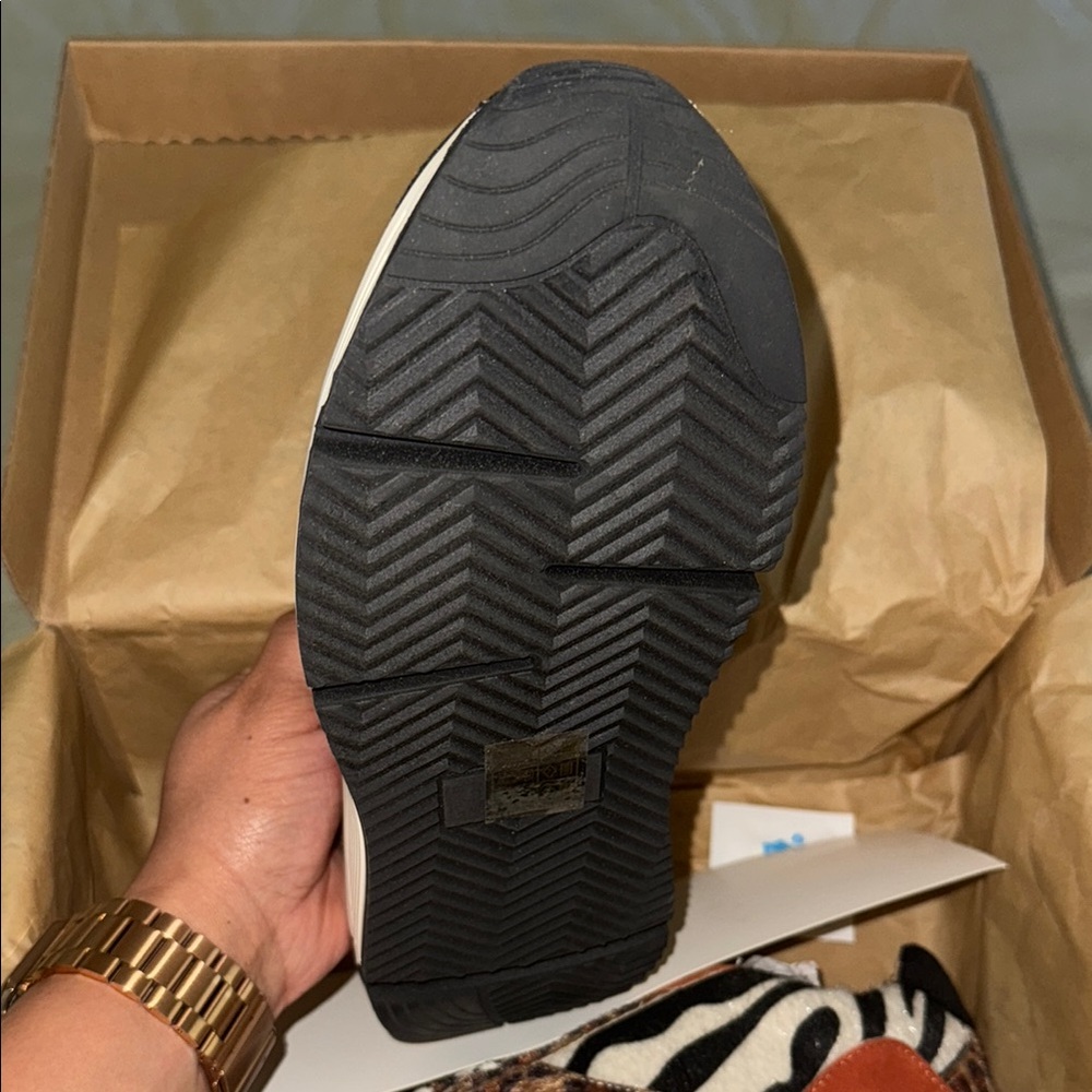 Oasis Society Animal Print Chunky Sneakers - Picture 6 of 11